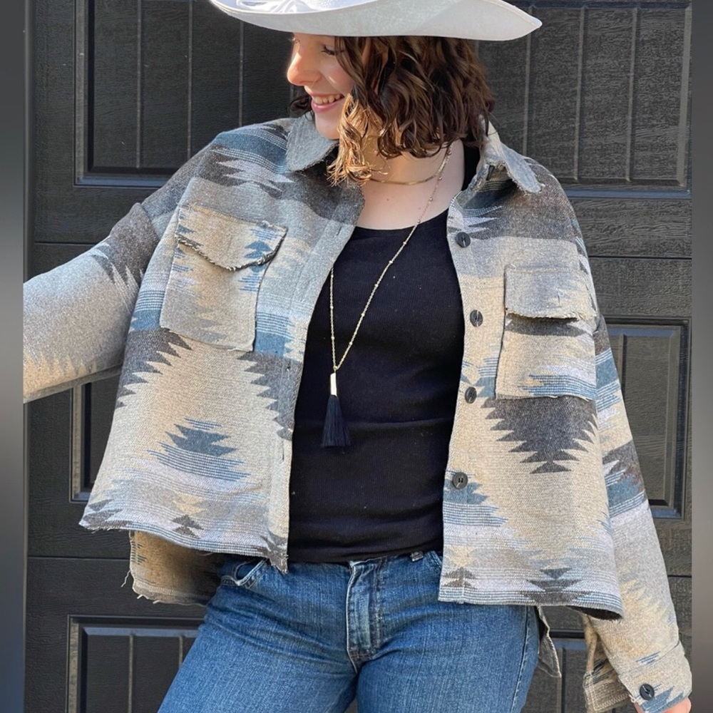 🔥Aztec Patterned Women's Jacket - Picture 6 of 7